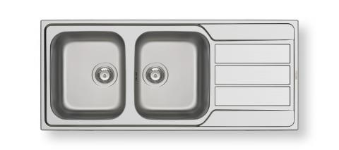 Einbauspüle  ATHENA EXTRA (116X50) 2B 1D